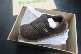 Hjemmesko FRODDO Barefoot Wooly Slippers G1700341-3 Brown Str: 28