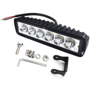 8 stk. 18W LED arbejdslys med justerbart beslag