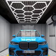LED Hexagon Loftslys 4840 x 2430 mm