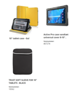 6 stk. Universal Covers til tablets