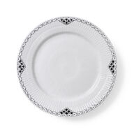 Royal Copenhagen Sort Riflet Blonde tallerken 19 cm