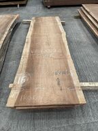 Træplanke i IROKO (Afr. teak) 2,2x0,73/0,65m - 6,5 cm tyk