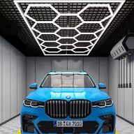 LED Hexagon Loftslys 4840 x 2430 mm