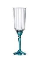 12 stk. Champagneglas Florian m/ blå stilk 24 cl Restlager