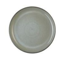 18 stk. Tallerken stentøj kaki 240 mm Rustik