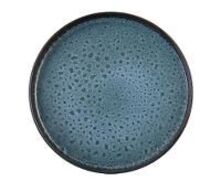 12 stk. Tallerken lav kant stentøj drops 250 mm Rustik