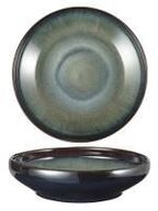 8 stk. Skål på fod stentøj mint 210 mm Rustik