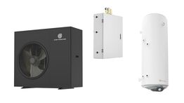 luft/vand varmepumpe 8.4 kW inkl. Hydrobox & varmvandsbeholder
