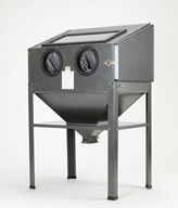 Sandblæsekabinet med tætnede handsker