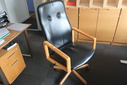Kontorstol læder