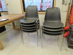 9 stk. stabelstole