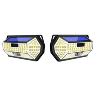 4 stk. Solcelledrevet udendørslampe med bevægelsessensor