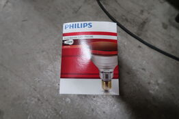 3 stk. Rød pære til varmelampe 125 W Saro