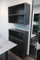 4 stk. reoler, de to er væghængt