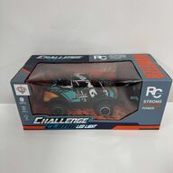 2 stk. Radiostyret Mini Offroad Pickup Turkis
