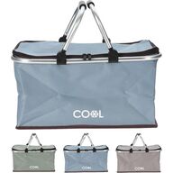 3 stk. Shoppekurv med køl 35 liter - ass. Farver