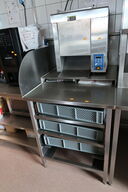 Rustfri stålbord uden brødrister