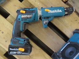 Gipsskruemaskine og Batteri - MAKITA DFS452