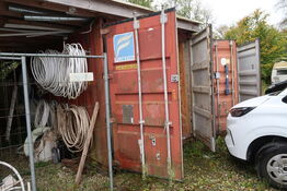 20 fods isoleret container uden indhold (læs beskrivelse)