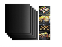 80 pk.  teflonmåtter til grillen eller ovnen - nonstick 4 stk. i hver pakke