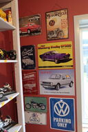 Div. Skilte bl.a. emaljeskilte