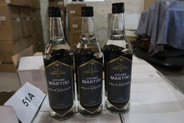 90 flasker blandet spiritus - 1 Liter flasker