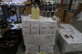 282 flasker blandet spiritus - 1 Liter flasker