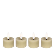 6 pk. Cozzy LED bloklys Sand med fjernbetjening udendørs 3 stk.