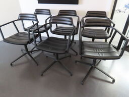 6 stk. stole, VIPP 452 Swivel Chair