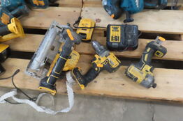 3 stk. Akku-værktøj DEWALT