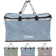 3 stk. Shoppekurv med køl 35 liter - ass. Farver