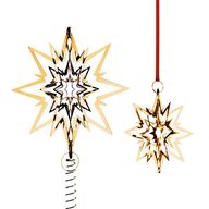 Georg Jensen juletræstjerne stor forgyldt