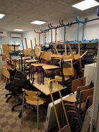 Diverse borde, stole m.v. 