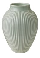 Knabstrup Keramik Ripple vase mintgrøn H20 cm