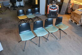 7 stk. Mødestole ARPER Model: Cafita 46