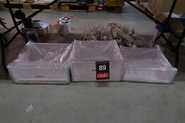 3 stk. Skuffer til køleskab