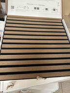 Akustikpanel 12stk (6 pakker) OILED OAK 52x52cm