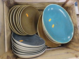 25 stk. blandede fade