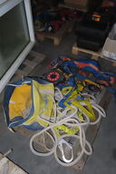 Palle med diverse faldsikringer