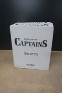 6 fl. gin CAPTAINS EXTRA QUALITY 