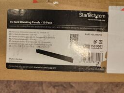Blændpaneler til serverrack 1U 10 stk.