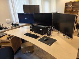 HP EliteDisplay E273 skærme, mus, tastatur m.v. (PC medfølger ikke)