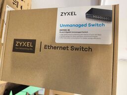 Netværksswitch ZYXEL GS1100-16 16 port (ubrugt)