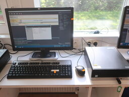 Skærm 22" m. tastatur HP L2208w (PC medfølger ikke)