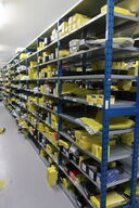 20 fag lagerreoler med indhold