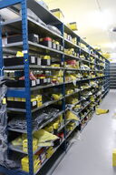 20 fag lagerreoler med indhold