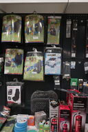 Sædeovertræk, pulverslukkere m.v. 