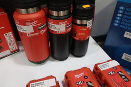 3 stk. thermoflasker MILWAUKEE samt køletaske