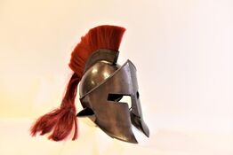 Krigshjelm, Romersk - Spartansk Kong Legionidas - RAH-016 - passer alm. Hovedstørrelse - håndlavet