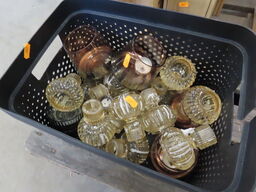 Blandede lysestager i kasse